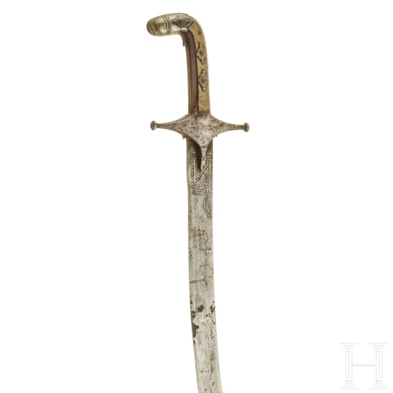 A Persian shamshir, 19th century