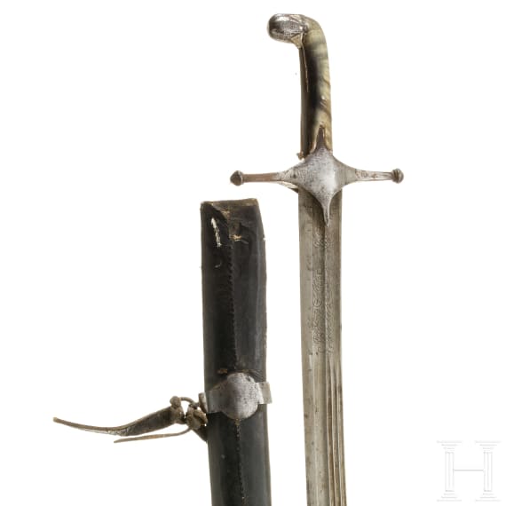 A Persian shamshir, 19th century