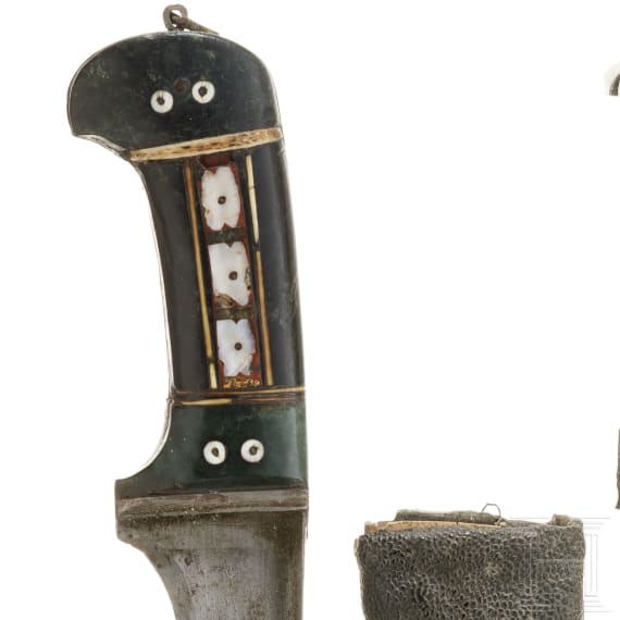 Three Afghan daggers, 19th century