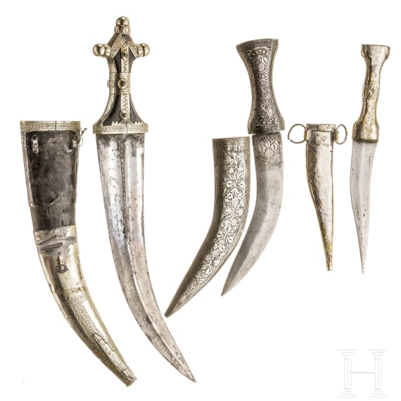 Three Iraqi and Arabian daggers, 20th century