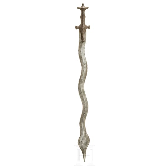 An Indian tulwar with waved blade, 19th century