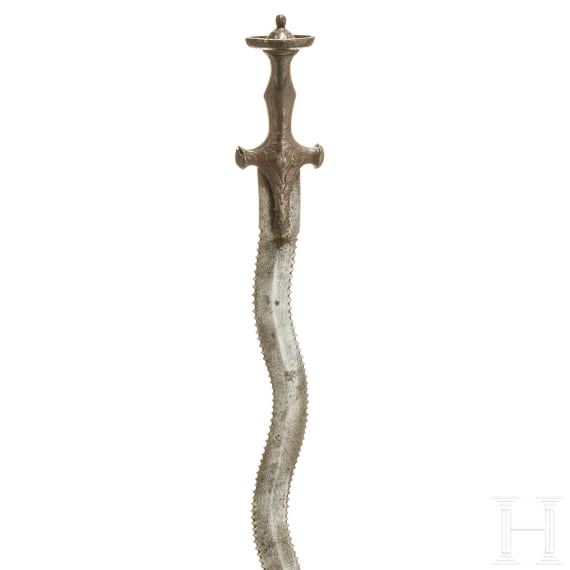 An Indian tulwar with waved blade, 19th century