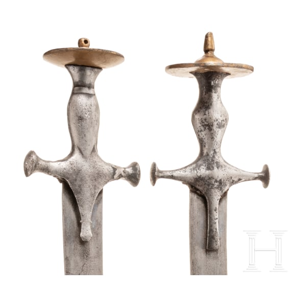 Two Indian tulwars, 19th century