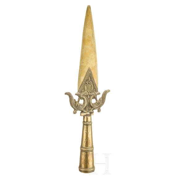 A Ceylonese lance head, 19th century
