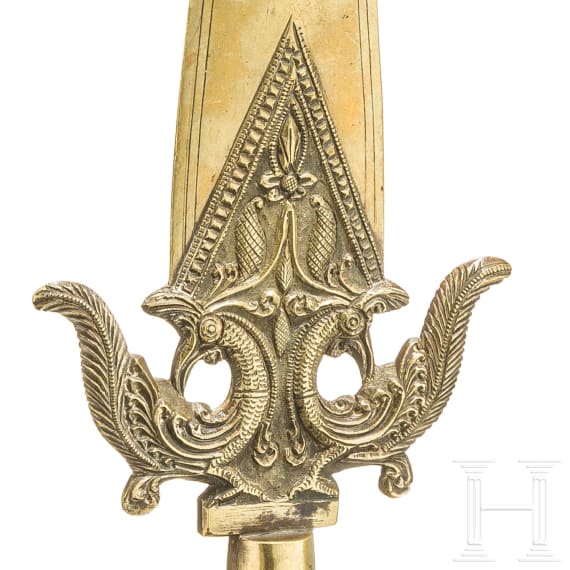 A Ceylonese lance head, 19th century
