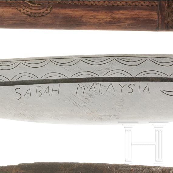 Four Asian and African knives, circa 1900 and later