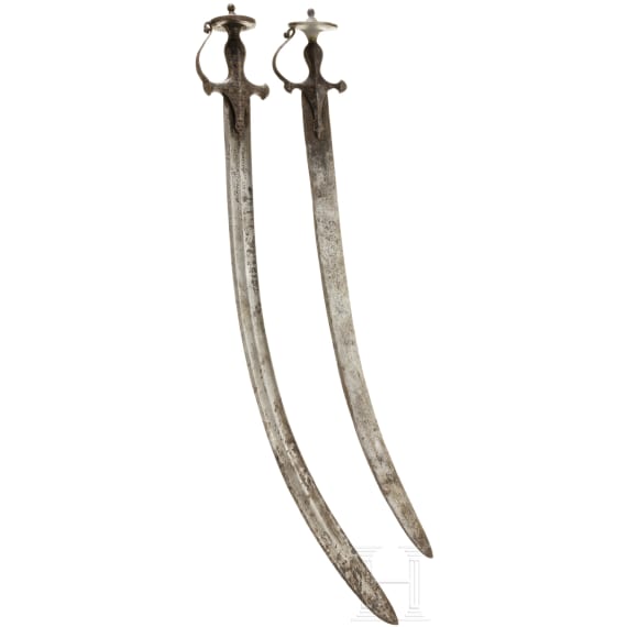 Two Indian tulwars, early 20th century