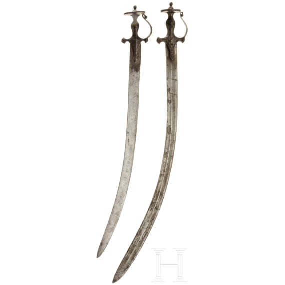 Two Indian tulwars, early 20th century
