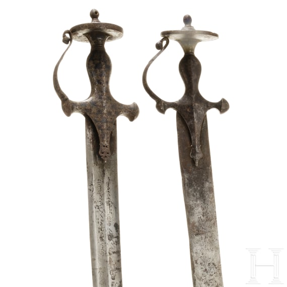 Two Indian tulwars, early 20th century