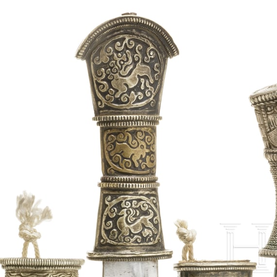 Three Tibetan dughti, 19th century