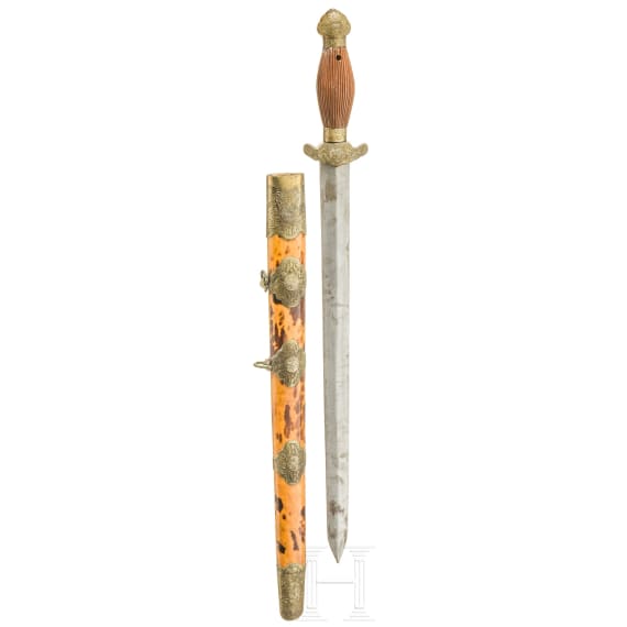 A small Chinese sword (jian), circa 1900
