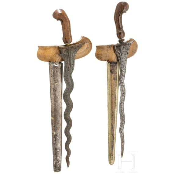 Two Balinese kerises, 20th century