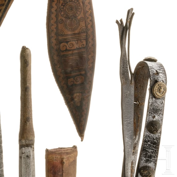 Four Northwest African edged weapons, 19th century