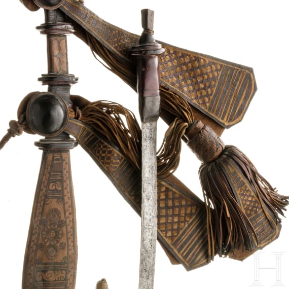 Four Northwest African edged weapons, 19th century