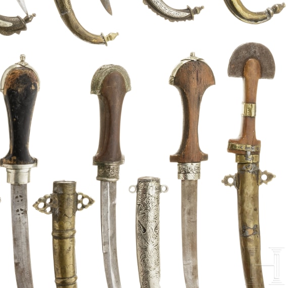 A small collection of eight Moroccan koummyas, 19th/20th century