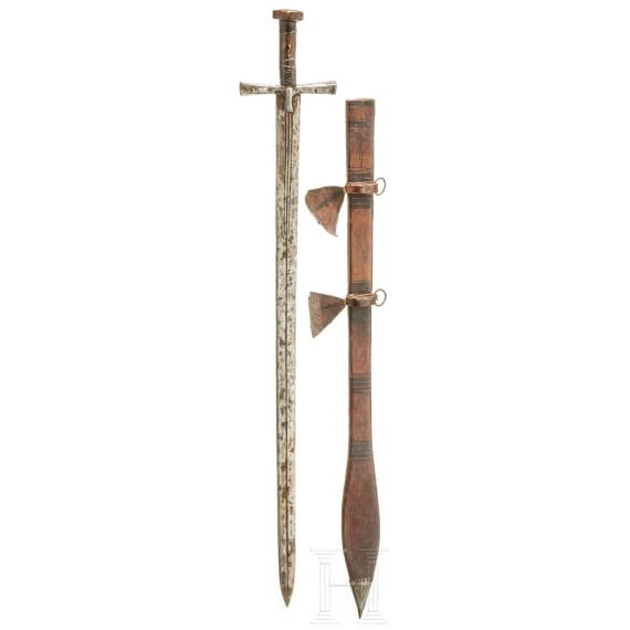 A Sudanese kaskara, circa 1900