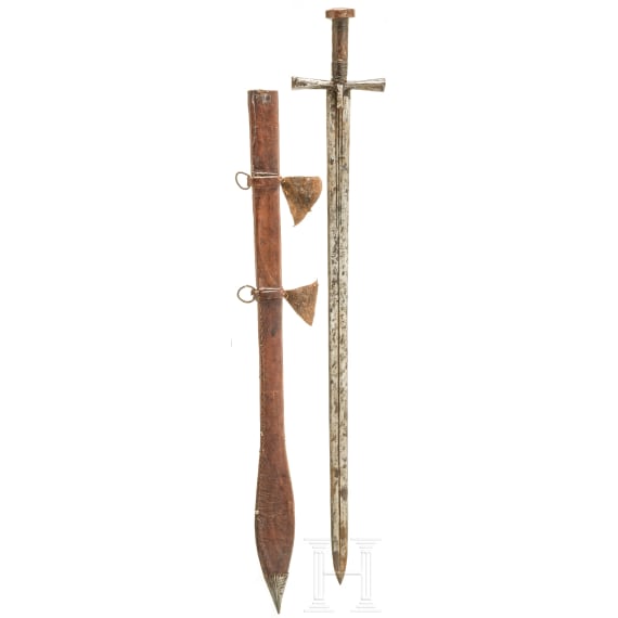 A Sudanese kaskara, circa 1900