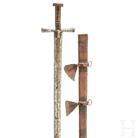 A Sudanese kaskara, circa 1900