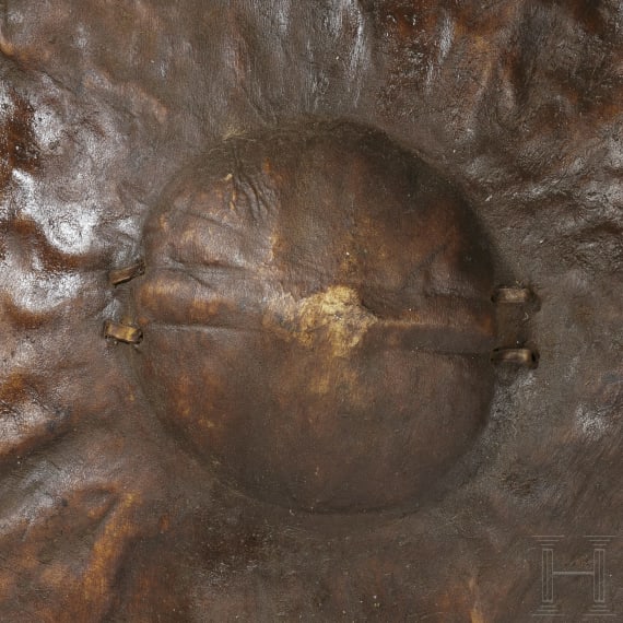 Two North East African round shields