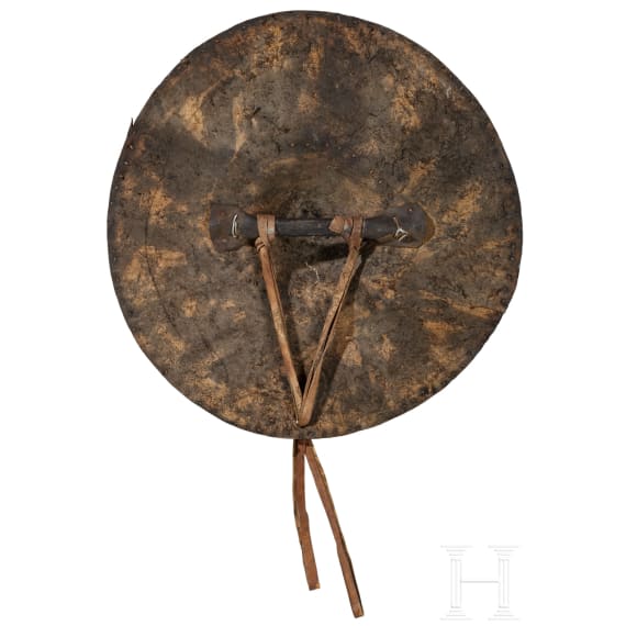 Two North East African round shields