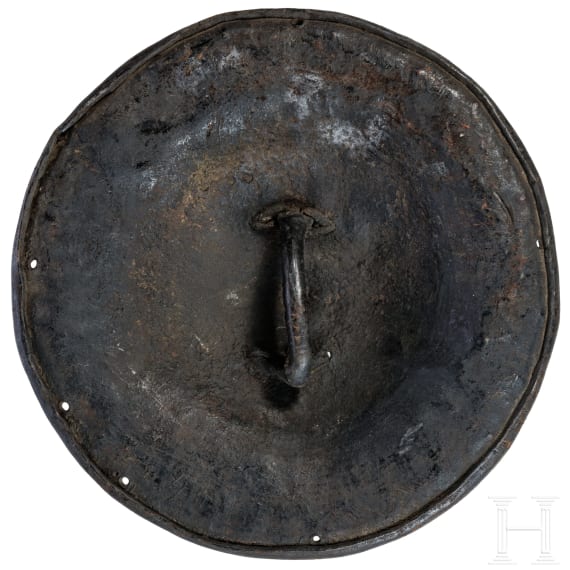 An Ethiopian leather shield, circa 1900