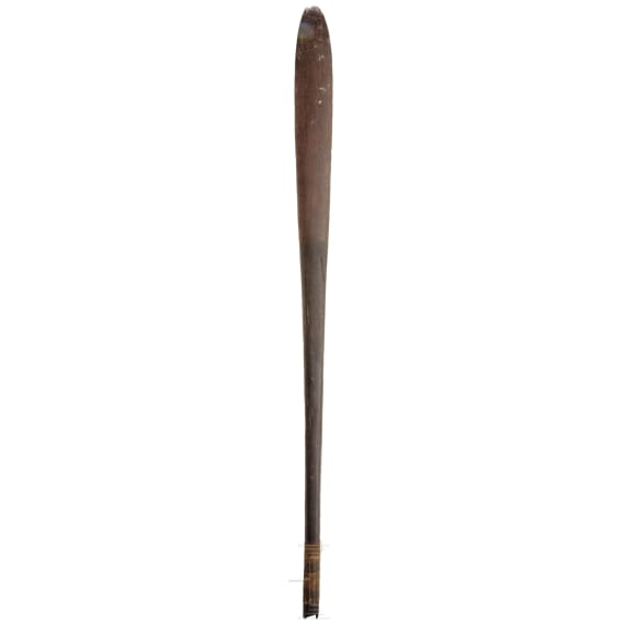 A large Papua New Guinean sword club from the Sepik river