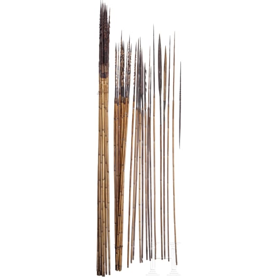 A collection of Papua New Guinean arrows