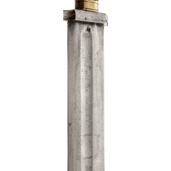 An executioner's sword, historicism in the style of the 17th century
