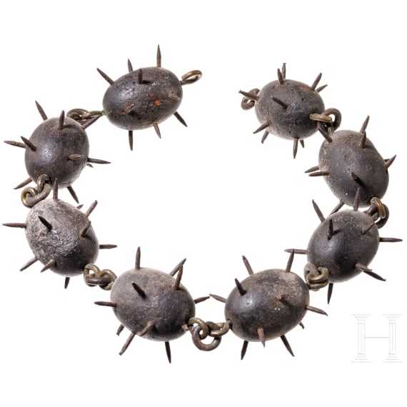 A South German penitent's chain, 18th century