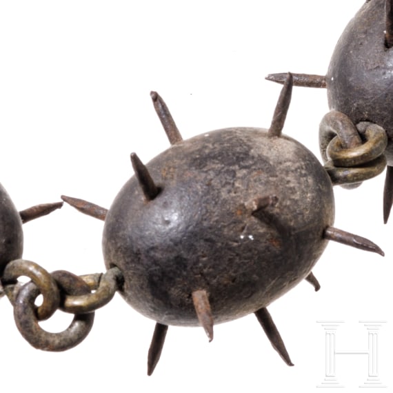 A South German penitent's chain, 18th century