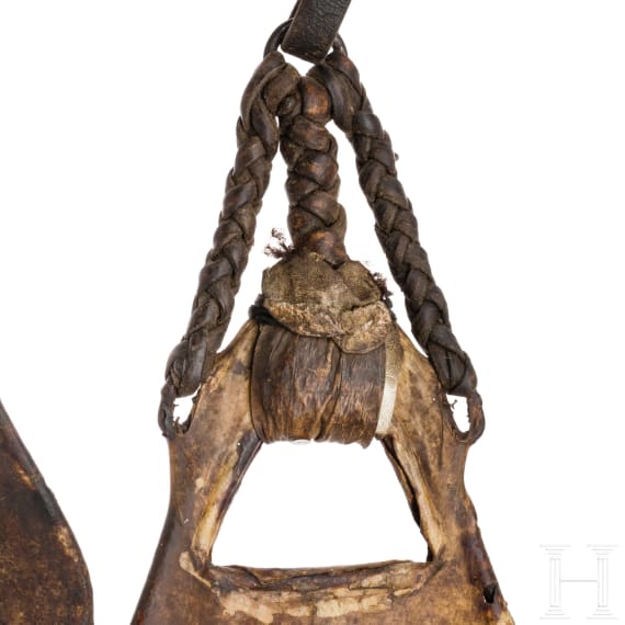 A pair of South American stirrups, 19th century