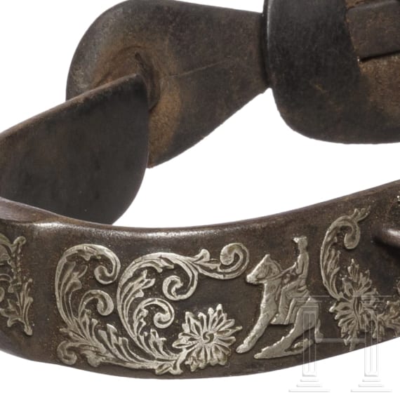 A pair of American/Mexican spurs, 20th century