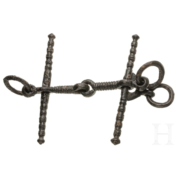 An Eastern European wrought-iron bridle, 7th/8th century