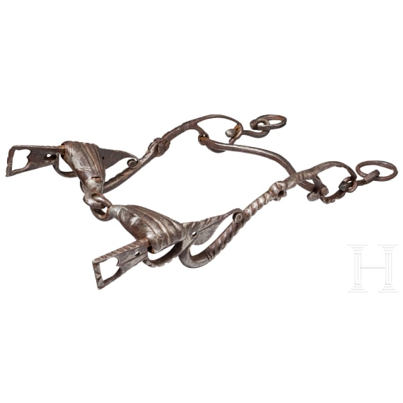 Iron bridle, France/Italy, 17th century