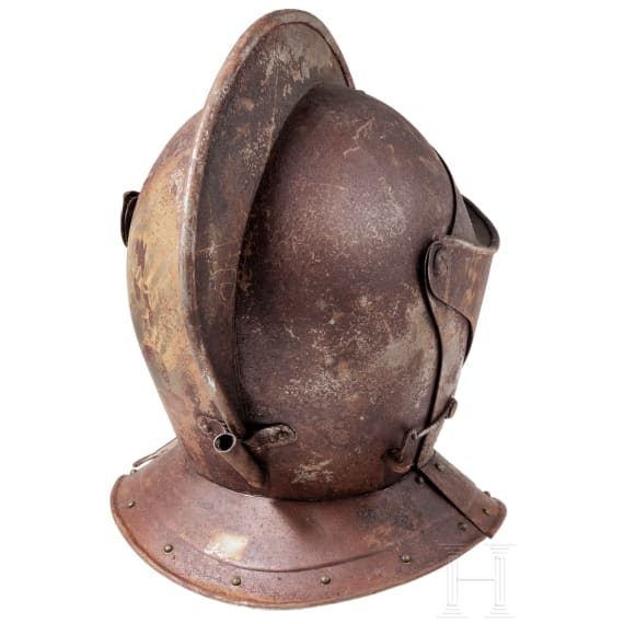 A close helmet, collector's replica in the style of the 17th century