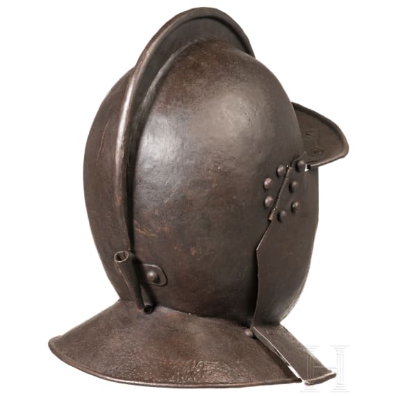 A German cuirassier's helmet in 1620s style