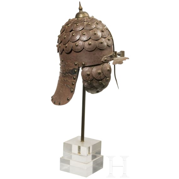 A Polish miniature scale helmet in 17th century style, circa 1900