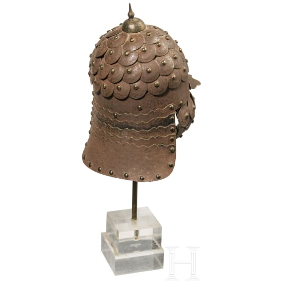 A Polish miniature scale helmet in 17th century style, circa 1900