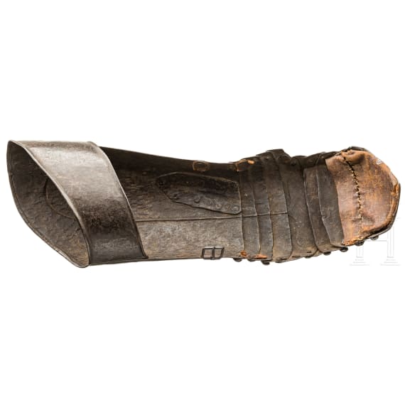 A German right-hand gauntlet, circa 1580