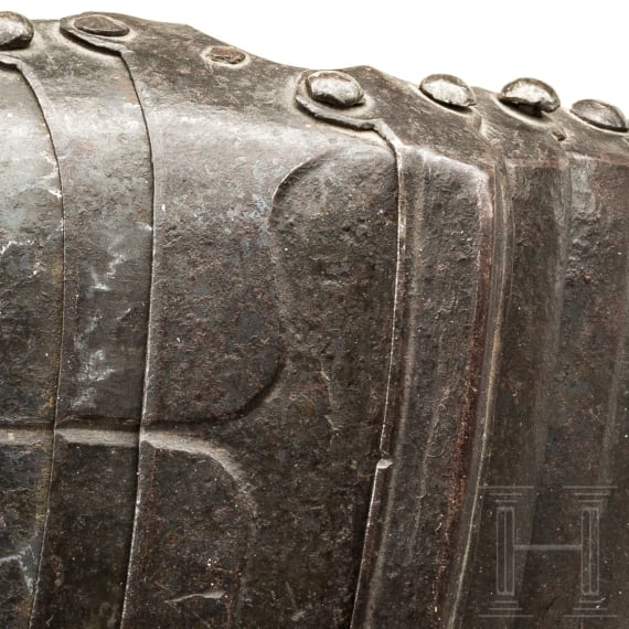 A German right-hand gauntlet, circa 1580
