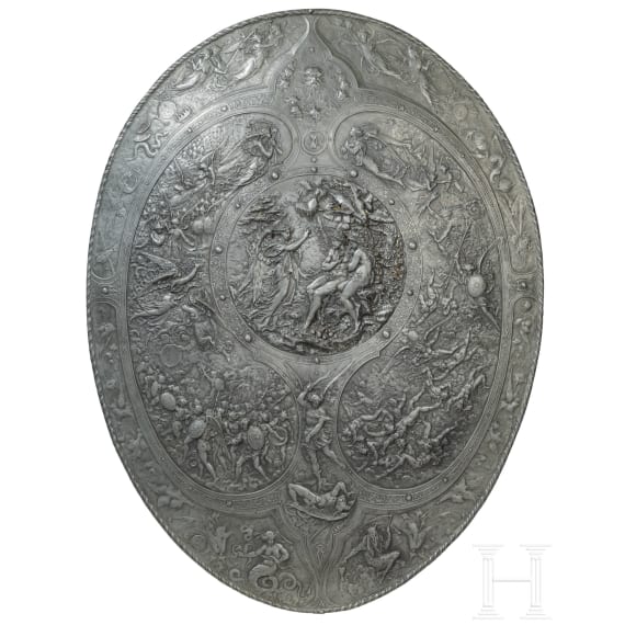 A reproduction of the Milton shield by Leonard Morel-Ladeuil, 20th century