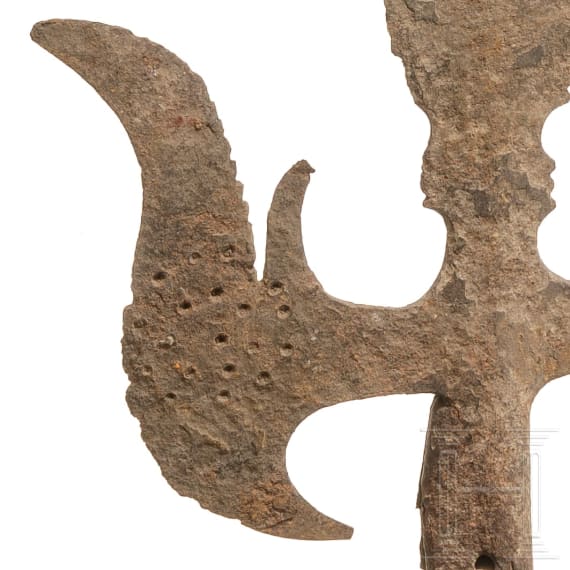 Three German halberd blades, 17th century
