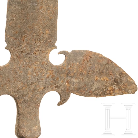 Two German halberd blades, circa 1700