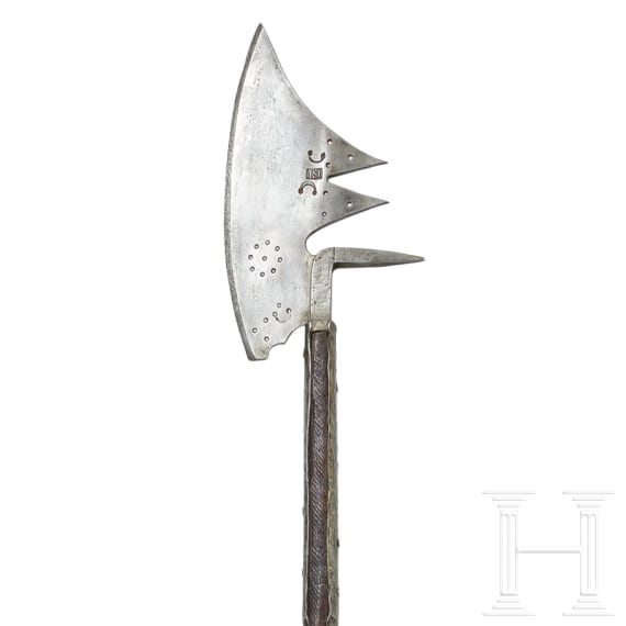 A halberd, collector's replica in the style of the 15th/16th century