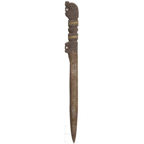 A large German by-knife for a hunting cutlery set, mid-17th century