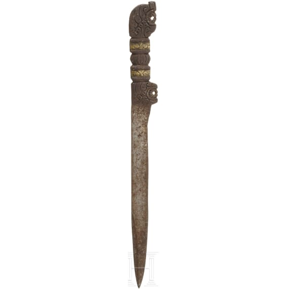 A large German by-knife for a hunting cutlery set, mid-17th century