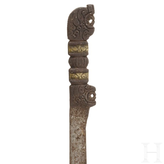 A large German by-knife for a hunting cutlery set, mid-17th century