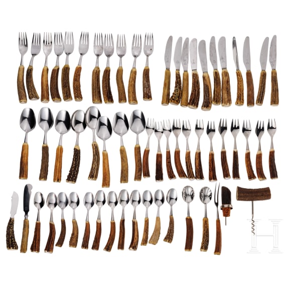 A group of German hunting cutlery, diverse manufacturers, 20th century