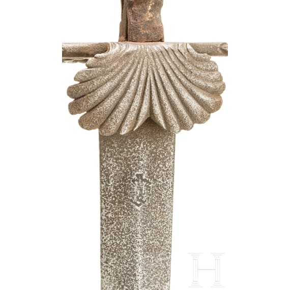 A hand and a half sword, collector's replica in the style of the 16th century
