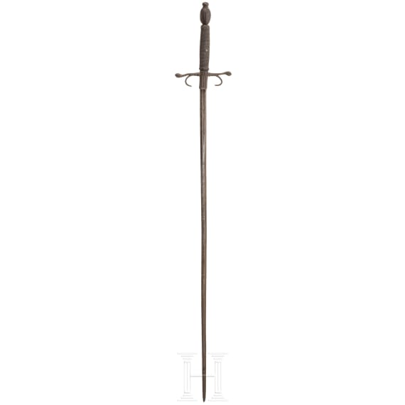 A Dutch cup-hilt rapier, circa 1680